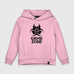 Толстовка оверсайз детская Game zone, цвет: светло-розовый