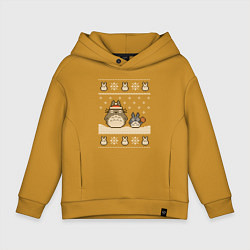 Детское худи оверсайз Новогодние тоторики - ugly sweater