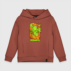 Детское худи оверсайз Осьминог-пират с веслом