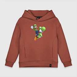 Детское худи оверсайз Луиджи на Йоши