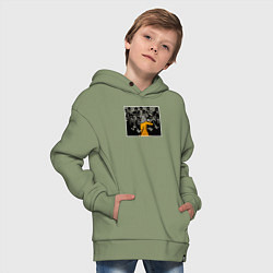 Толстовка оверсайз детская Kill Bill том 1, цвет: авокадо — фото 2