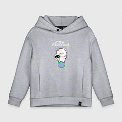 Толстовка оверсайз детская The Astronaut - Jin, цвет: меланж