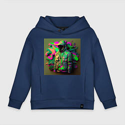 Детское худи оверсайз Комуфляж воина