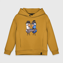 Детское худи оверсайз Гуси Детективы - Goose Goose Duck