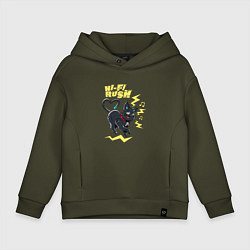 Детское худи оверсайз Кот Фамильяр - Hi-Fi-Rush