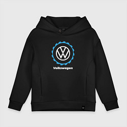 Толстовка оверсайз детская Volkswagen в стиле Top Gear, цвет: черный