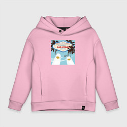 Детское худи оверсайз Чайки на курорте