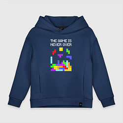 Детское худи оверсайз Tetris - the game is never over
