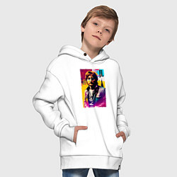 Толстовка оверсайз детская John Lennon - world legend, цвет: белый — фото 2