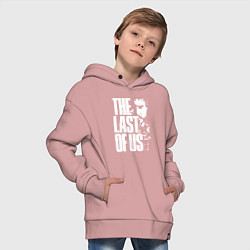 Толстовка оверсайз детская The last of us game, цвет: пыльно-розовый — фото 2