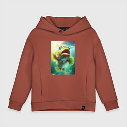 Детское худи оверсайз Большой карп