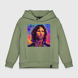 Детское худи оверсайз Jim Morrison Strange colors Art