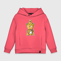 Детское худи оверсайз Шахматный ферзь InChess