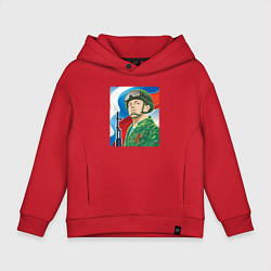 Детское худи оверсайз Солдат России