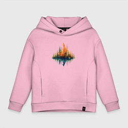 Детское худи оверсайз Геометрический лес