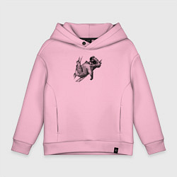 Детское худи оверсайз Коала отдыхает