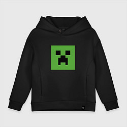 Детское худи оверсайз Minecraft creeper face