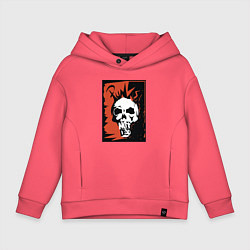 Детское худи оверсайз Punks skull