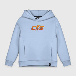 Детское худи оверсайз CS 2 orange logo