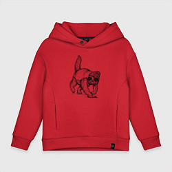 Детское худи оверсайз Медоед на стиле