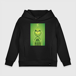 Детское худи оверсайз Коварный Гринч похититель Рождества