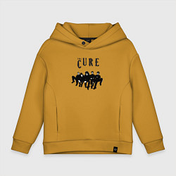 Толстовка оверсайз детская The Cure - A Band, цвет: горчичный