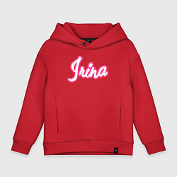 Толстовка оверсайз детская Ирина в стиле барби, цвет: красный