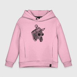 Детское худи оверсайз Зебра хипстер