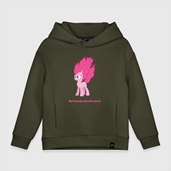 Детское худи оверсайз Пинки Пай с гривой дыбом