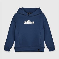 Детское худи оверсайз Мультяшная Формула-1