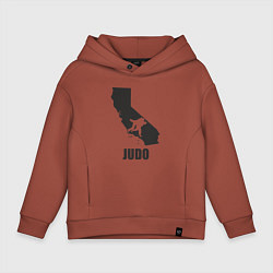 Детское худи оверсайз Дзюдо Калифорния