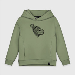 Детское худи оверсайз Капибара в шапке