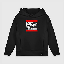 Детское худи оверсайз Dont sweat the Technics