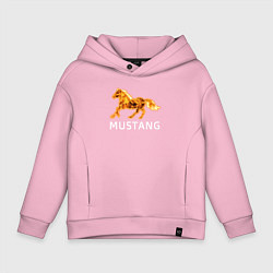 Детское худи оверсайз Mustang firely art