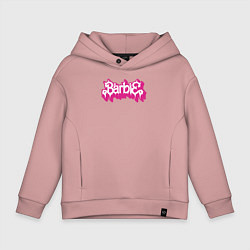 Детское худи оверсайз Barbie pink