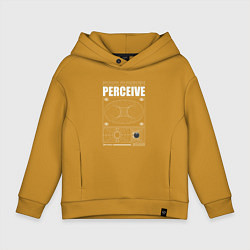 Детское худи оверсайз Perceive streetwear