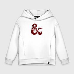 Детское худи оверсайз Подземелья и драконы лого