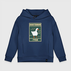 Детское худи оверсайз Анатомия гуся