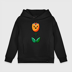 Детское худи оверсайз Веселый тюльпан