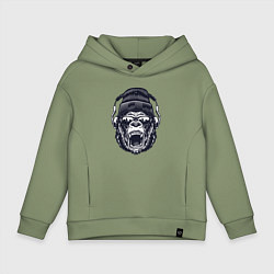 Детское худи оверсайз Music gorilla