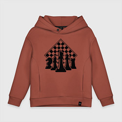 Детское худи оверсайз The chessboard