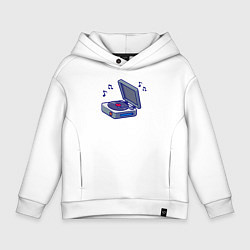 Детское худи оверсайз Виниловый проигрыватель