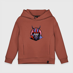 Детское худи оверсайз Samurai evil face