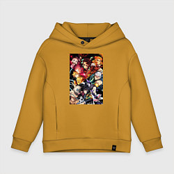 Детское худи оверсайз Тандзиро Камадо Дзэнъицу Агацума