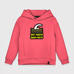 Детское худи оверсайз Есть пасту и плавать быстро
