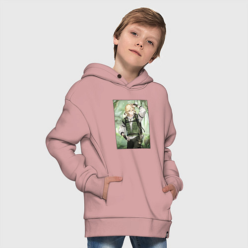 Детское худи оверсайз Кавех Геншин / Пыльно-розовый – фото 4