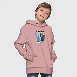Толстовка оверсайз детская Марсиль - Подземелье вкусностей, цвет: пыльно-розовый — фото 2