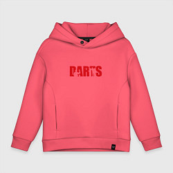 Детское худи оверсайз Darts red