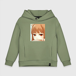 Детское худи оверсайз Волчица и пряности Холо