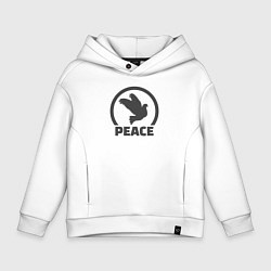 Детское худи оверсайз Peace bird